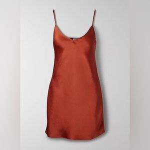 Aritzia Wilfred Only Mini Slip Dress